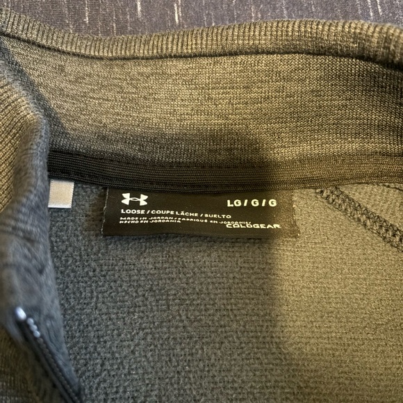 Under Armour Men's Gray Zip-Up Sweater - Picture 6 of 11